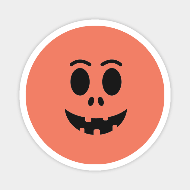 Happy Halloween Face Magnet by Things2followuhome